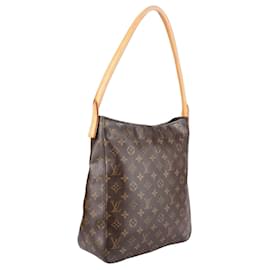 Louis Vuitton-Louis Vuitton Canvas Monogram Speedy 30 Handbag-Brown