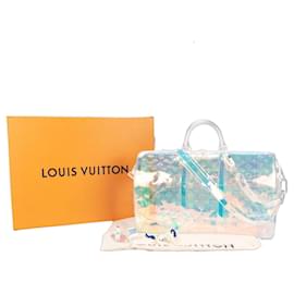 Louis Vuitton-Louis Vuitton Transparent Prism von Virgil Abloh Keepall Bandouliere 50-Mehrfarben