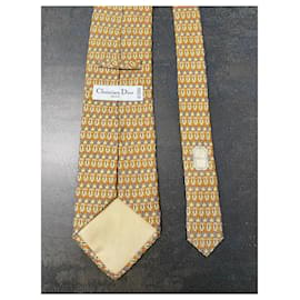 Christian Dior-Krawatten-Gelb