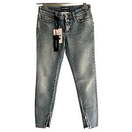 Dolce & Gabbana Pretty Skinny Jeans hellblau Baumwolle Hellblau