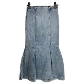 Khaite-KHAITE  Skirts T.US 26 cotton-Blue
