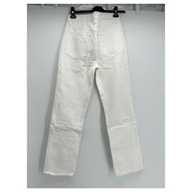 Re/Done-RÉ/TERMINÉ Pantalon T.International XS Coton-Blanc