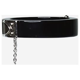 Louis Vuitton-Bracelet lock me en résine noire - taille-Noir