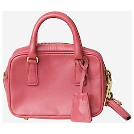 Prada-Pink mini Saffiano bag-Pink