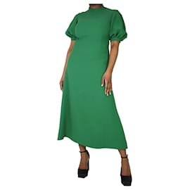 Autre Marque-Green halterneck crepe dress - size-Green