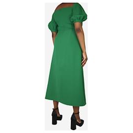 Autre Marque-Grünes Neckholder-Crêpe-Kleid – Größe-Grün