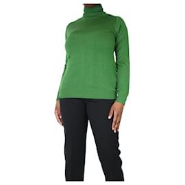 Autre Marque-Green roll-neck jumper - size L-Green