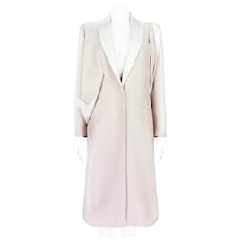 Alexander Mcqueen-Cappotto con rever a goccia di Alexander McQueen-Rosa