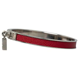 Hermès-Bracelet Hermes Kelly H Lock Cadena rouge-Rouge,Autre