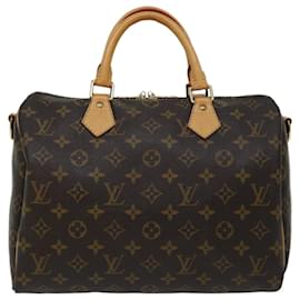 Louis Vuitton-Louis Vuitton speedy Bandouliere 30-Castaño