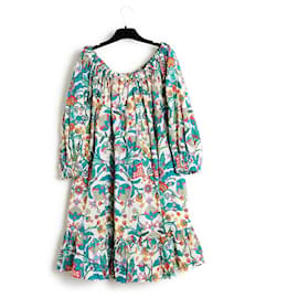 Autre Marque-Das Kleid Paloma Floral Cotton Short Dress von La Double J ist in den Größen S, M und L erhältlich.-Mehrfarben
