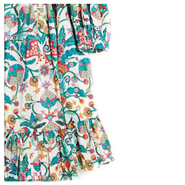 Autre Marque-La Double J Robe Paloma Floral Cotton Short Dress S M L-Multicolore