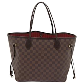Louis Vuitton-LOUIS VUITTON Damier Ebene Neverfull MM Tote Bag N51105 LV Auth yk10763-Andere