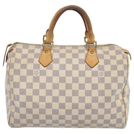 Louis Vuitton-Louis Vuitton Damier Azur Speedy 30 Hand Bag N41533 LV Auth ki4106-Autre
