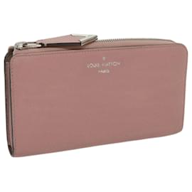 Louis Vuitton-LOUIS VUITTON Portefeuille Comet Lange Geldbörse Leder Pink M60148 LV Auth bs12277-Pink