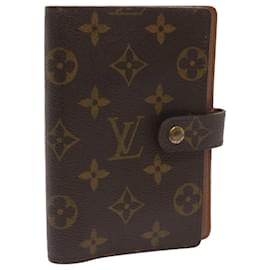 Louis Vuitton-LOUIS VUITTON Monogram Agenda PM Day Planner Cover R20005 LV Aut 66757-Monogramma