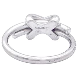 Chaumet-Anello Chaumet “Jeux de Liens” in oro bianco, Diamants.-Altro