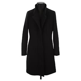 Reiss-Manteau en laine-Noir