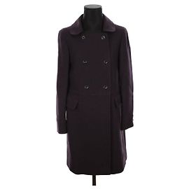 Miu Miu Wollmantel Lila
