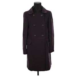 Miu Miu-Wool coat-Purple