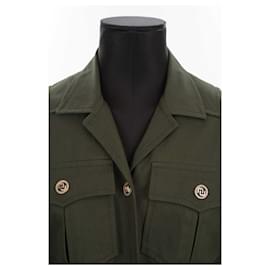 Maje-Cotton Jacket-Green