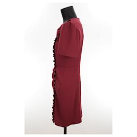 Tara Jarmon-vestido vermelho-Vermelho