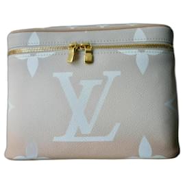 Louis Vuitton-LOUIS VUITTON - NICE BB POOL BRUME VANITY CASE - NEUVE ESAURITO-Beige