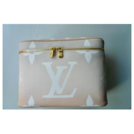 Louis Vuitton-LOUIS VUITTON - NICE BB POOL BRUME VANITY CASE - NEUVE SOLD OUT-Beige