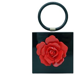 Charlotte Olympia Clutch Nero Rosso