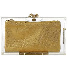 Charlotte Olympia Clutch D'oro