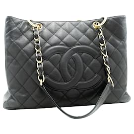 Chanel-Chanel GST (grande bolsa de compras)-Preto