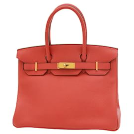 Hermès-HERMES BIRKIN 30-Roja