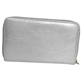 Chanel-Cartera Chanel con cremallera-Plata