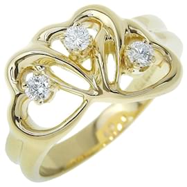 Tiffany & Co-Tiffany & Co coração triplo-Dourado