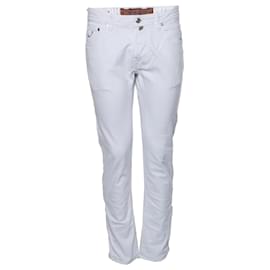 Jacob Cohen-Jacob Cohen, jeans em branco-Branco
