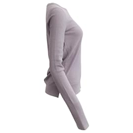 Autre Marque-Jil Sander Suéter lilás de algodão com fenda e manga-Roxo