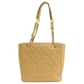 Chanel-Chanel PST (Petite Shopping Sacola)-Bege