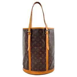 Louis Vuitton-Balde Louis Vuitton GM-Marrom