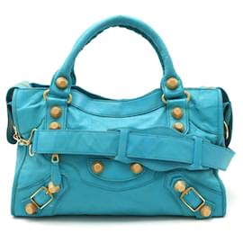 Balenciaga-Balenciaga city-Turquoise