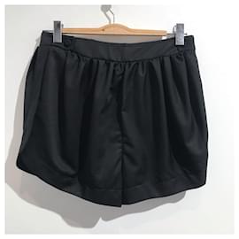 Carven-CARVEN Pantaloncini T.Internazionale L Lana-Nero