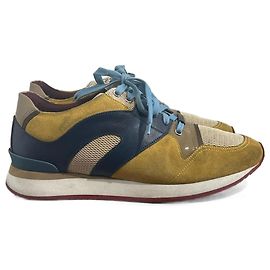 Baskets DIOR T.UE 41 suédée Jaune