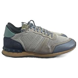 VALENTINO GARAVANI Baskets T.UE 41.5 chiffon Bleu