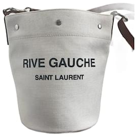 Saint Laurent-SAINT LAURENT Borse T.  cotton-Bianco