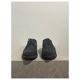 Tod's-TOD'S Flats T.EU 41 Suede-Blue