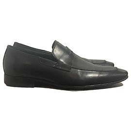 DIOR Flats T.EU 39.5 Leather Black