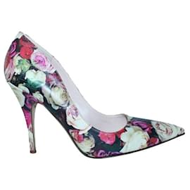 Autre Marque-Floral Pointed Toe Heels-Other