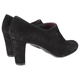 Stuart Weitzman-Botines de ante pequeños-Negro