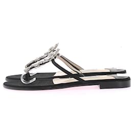 Jimmy Choo-JIMMY CHOO Sandalen T.EU 37 Leder-Schwarz