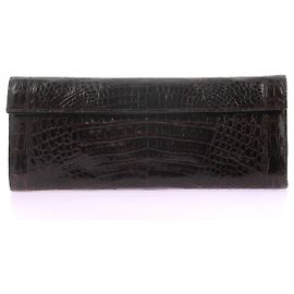 NANCY GONZALEZ Pochette T.  Pelli esotiche Nero