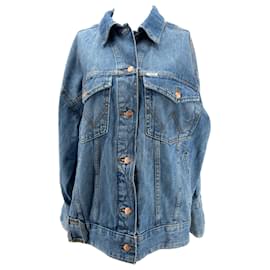 Autre Marque-WRANGLER  Jackets T.International S Cotton-Blue